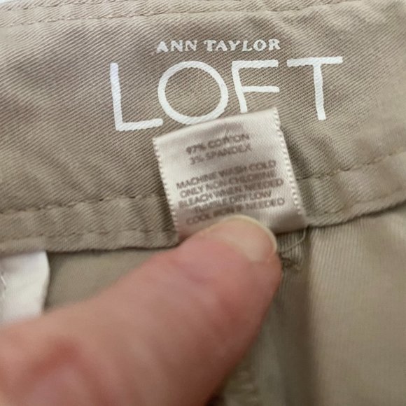 Tan cotton capris - Picture 7 of 10